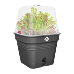 green basics kweekpot vierk. allin1 15cm living black
